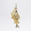 Picture of 14k Yellow Gold Aztec Art Inspired Fish Charm