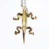 Picture of 14k Yellow Gold Aztec Inspired Lizard Pendant