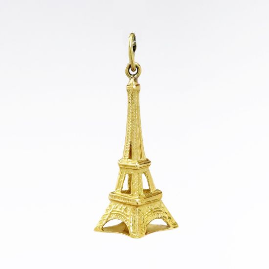 Picture of 18k Yellow Gold Eiffel Tower Charm