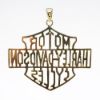 Picture of 18k Yellow Gold Harley-Davidson Cycles Logo Pendant