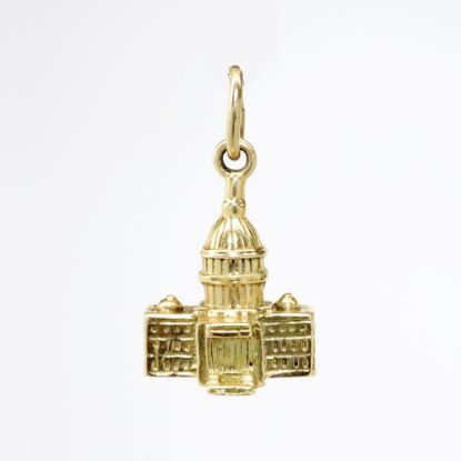 Picture of 14k Yellow Gold United States Capitol Building Charm