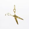 Picture of 14k Yellow Gold Articulated Scissors Charm