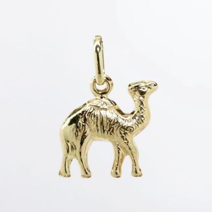 Picture of 18k Yellow Gold Dromedary Camel Charm