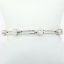 Picture of Vintage Inspired Platinum Bracelet with Old European Cut Diamond Stations