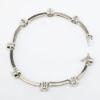 Picture of Vintage Inspired Platinum Bracelet with Old European Cut Diamond Stations