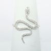 Picture of 14k White Gold & Diamond Snake Ring