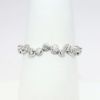 Picture of 14k White Gold & Bezel Set Diamond Zig Zag Ring