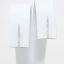 Picture of 14k White Gold & Diamond Bar Earrings