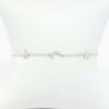 Picture of 14k White Gold Bracelet with Diamond Accented Moon and Stars Stations