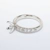 Picture of 14k White Gold & .72ct Diamond Semi-Mount Ring