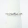 Picture of 14k White Gold & Alternating Baguette & Round Cut Diamonds Wedding Band