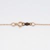 Picture of 14k Rose Gold Necklace with Pear Cut Morganite & Diamond Halo Pendant