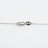 Picture of White Gold Necklace with White Gold & Diamond Sea Turtle Pendant with Black Mother of Pearl Shell