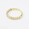 Picture of 14k Yellow Gold & Bezel Set Diamond Wedding Band