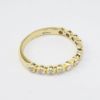 Picture of 14k Yellow Gold & Bezel Set Diamond Wedding Band