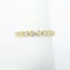 Picture of 14k Yellow Gold & Bezel Set Diamond Wedding Band