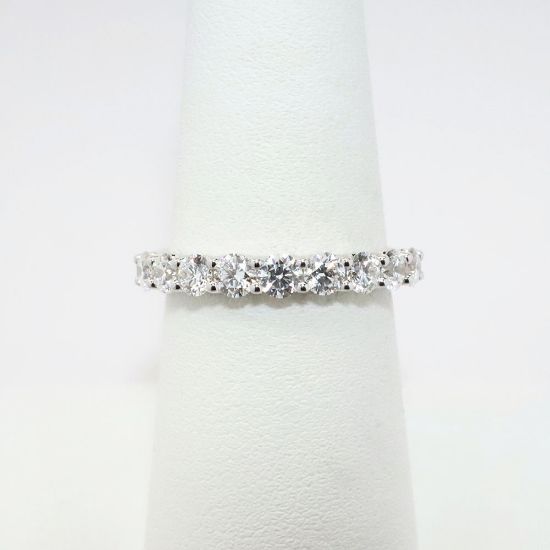 Picture of 14k White Gold & Diamond Wedding Band