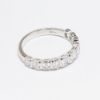 Picture of 14k White Gold & Emerald Cut Diamonds Wedding Band