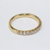 Picture of Traditional 14k Yellow Gold & Diamond Wedding Band