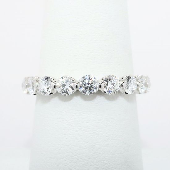 Picture of 14k White Gold & Diamond Anniversary Band