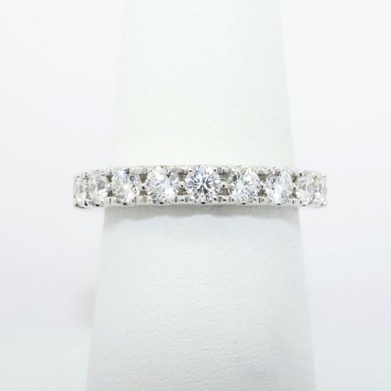 Picture of 14k White Gold & Diamond Anniversary/Wedding Band