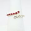 Picture of 14k Yellow Gold with Graduated Rubies & Diamonds Bypass Ring