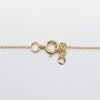 Picture of 14k Yellow Gold Necklace with Oval Cut Ruby Pendant with Diamond Accent