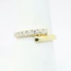 Picture of 14k Yellow Gold & Diamond Bypass Ring