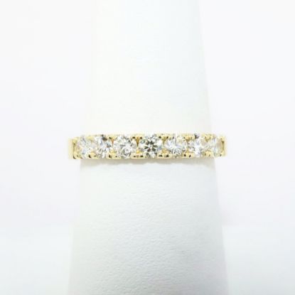 Picture of 14k Yellow Gold & Diamond Anniversary Band