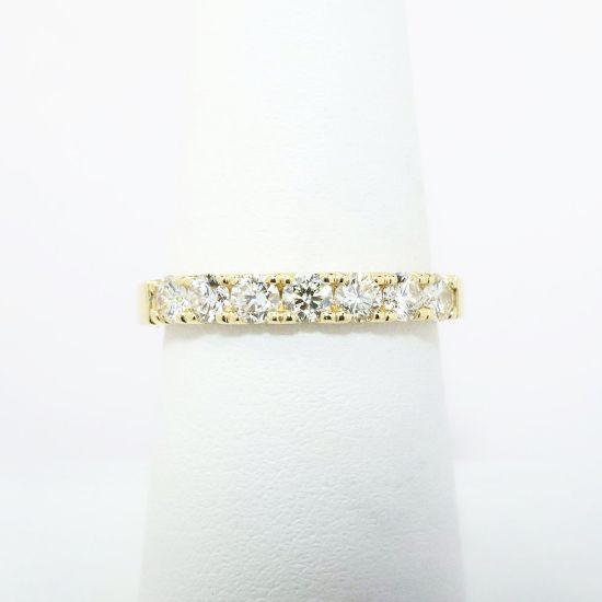 Picture of 14k Yellow Gold & Diamond Anniversary Band