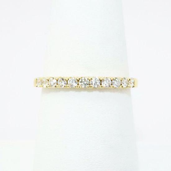 Picture of 14k Yellow Gold & Diamond Wedding Band