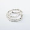 Picture of 14k White Gold & Diamond Curved Insert Ring Enhancer