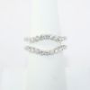 Picture of 14k White Gold & Diamond Curved Insert Ring Enhancer