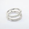 Picture of 14k White Gold & Contour Diamond Insert Ring Enhancer