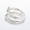 Picture of 14k White Gold Insert Ring Enhancer with Bezel Set Diamonds