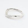 Picture of 14k White Gold & Graduating Diamond Contoured Wedding Band