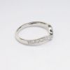 Picture of 14k White Gold & Diamond Contoured Wedding Band