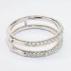 Picture of 14k White Gold & Diamond Insert Ring Enhancer