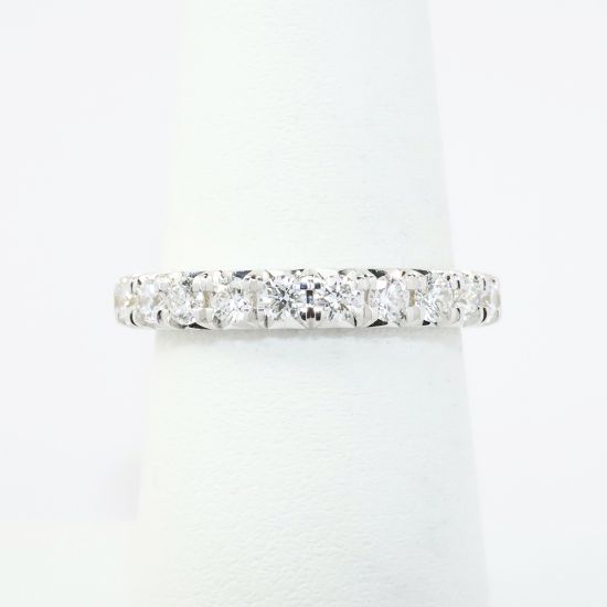 Picture of 14k White Gold & Diamond Anniversary Band