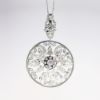 Picture of Vintage Inspired Platinum & Diamond Pendant Enhancer 