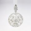 Picture of Vintage Inspired Platinum & Diamond Pendant Enhancer 