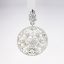 Picture of Vintage Inspired Platinum & Diamond Pendant Enhancer 