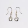 Picture of 18k White Gold & Platinum Diamond Solitaire Drop Earrings