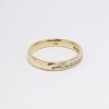 Picture of 14k Yellow Gold & Channel Set Diamond Wedding Band 