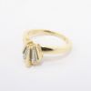 Picture of 14k Yellow Gold "Crown" Ring with Baguette Cut Diamonds