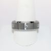 Picture of Men's Brushed Tungsten Carbide & Diamond Wedding Band