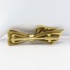 Picture of Vintage 18k Yellow Gold Mesh Bow Brooch with Seed Pearl Accents