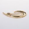 Picture of Vintage 1960's Finnish 14k Yellow Gold & Smokey Quartz Modernist Brooch