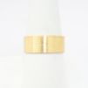 Picture of 14k Yellow Gold Brushed Finished Wedding Band with Latin Inscription Inside