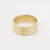 Picture of 14k Yellow Gold Brushed Finished Wedding Band with Latin Inscription Inside